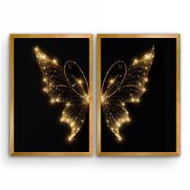 Quadro Borboleta Brilhante: Elegância na Decoração