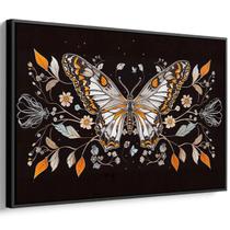 Quadro Borboleta Mística em Contraste Profundo