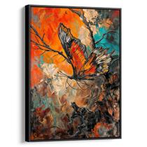 Quadro Borboleta - Movimento Abstrato em Pintura