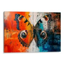Quadro Borboleta Vintage Entre Tons Marcantes