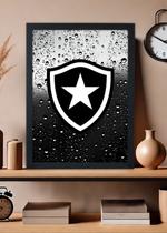 Quadro Botafogo - Com vidro Tamanho:21cm x 30cm (A4) Quadro Botafogo - Com vidro Tamanho:21cm x 30cm (A4)