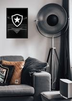 Quadro Botafogo Estrela Solitária Com Vidro e Moldura Tamanho:21cm x 30cm (A4) Quadro Botafogo Estrela Solitária Com Vidro e Moldura Tamanho:21cm x 30cm (A4)