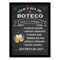 Quadro Boteco Bar "Hoje é dia de Boteco Música animada." Quadro Boteco Bar "Hoje é dia de Boteco Música animada."
