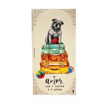 QUADRO BOX CACHORRO AMOR EM MDF 15x30