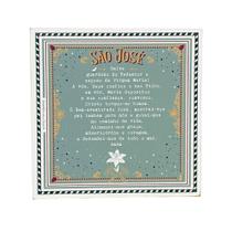 Quadro box sao jose em mdf amanha te conto um segredo 20x20
