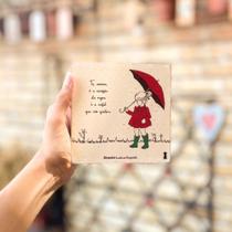 QUADRO BOX TU MENINA EM MDF AMANHA TE CONTO UM SEGREDO 12x12