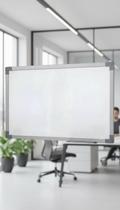 Quadro Branco 120x90cm Moldura Alumínio
