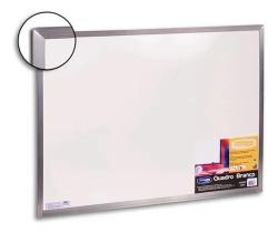 Quadro Branco 30cm X 40cm Linha Eco Moldura Aluminio - Cortiarte