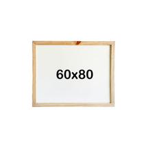Quadro Branco 60X80cm Lousa Superfície Lisa Moldura De Madeira Anotações Didática Escolar Cronograma
