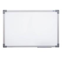 Quadro Branco 90x60 Moldura em aluminio soft com porta apagador - Stalo