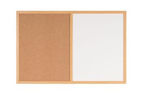 Quadro branco Combo de quadro de avisos em cortiça MasterVision Maya 24x36 Quadro branco Combo de quadro de avisos em cortiça MasterVision Maya 24x36