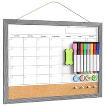 Quadro Branco de Calendário Magnético com Cortiça Tankee 43 x 33 cm