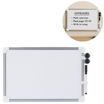 Quadro Branco Lousa 35x25cm Magnético Caneta e Apagador