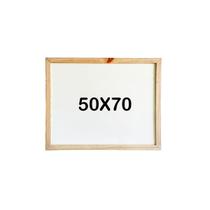 Quadro Branco Lousa 50x70cm De Parede Moldura Madeira Escrever Anotações Atividades Planejamento