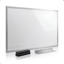 Quadro Branco Lousa de Parede 90x60cm Moldura Alumínio Com Apagador Pequeno EVA Preto