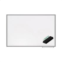 Quadro Branco Lousa De Parede Moldura Aluminio 90x60 Com Apagador Quadro Branco Lousa De Parede Moldura Aluminio 90x60 Com Apagador