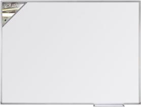 Quadro Branco Luxo Magnético (Fórmica + MDF) 120x90 cm Com Moldura Alumínio Pop 5614 - Souza