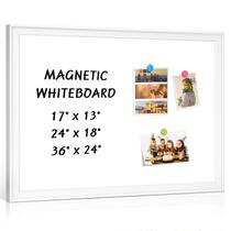 Quadro Branco Magnético QUEENLINK 61 x 46 cm com Moldura de Madeira Quadro Branco Magnético QUEENLINK 61 x 46 cm com Moldura de Madeira