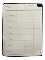 Quadro Branco Magnético Semanal 21x28cm