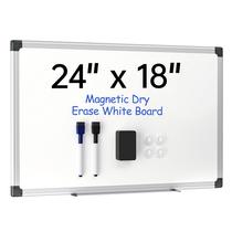 Quadro Branco Magnético VUSIGN 24x18 cm com Moldura e Acessórios