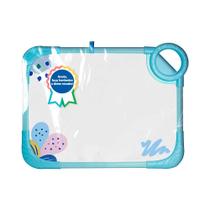 Quadro branco moldura azul - dm brasil