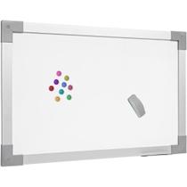 Quadro Branco Moldura Madeira 090X060CM Magnetico SOFT Prime