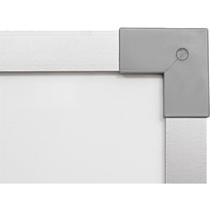 Quadro branco moldura madeira 090x060cm magnetico soft prime stalo