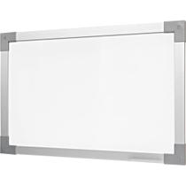 Quadro Branco Moldura Madeira 200X120CM SOFT Prime Prata Quadro Branco Moldura Madeira 200X120CM SOFT Prime Prata