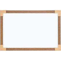 Quadro Branco Moldura Madeira 200X120CM UV MDF PCT com 02