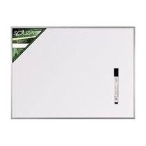 Quadro Branco Standard 90x60 cm com Moldura de Alumínio Pop 5603 + 1 Marcador Para Quadro Branco