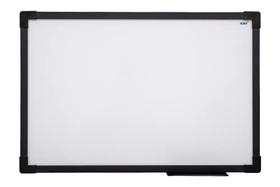 Quadro Branco Uv Moldura Mdf Revestido Preto Soft STALO, 80x60
