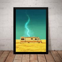 Quadro Breaking Bad Arte Simples Poster Moldurado Quadro Breaking Bad Arte Simples Poster Moldurado