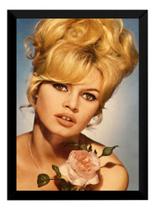 Quadro Brigitte Bardot Atriz Foto Poster Moldurado