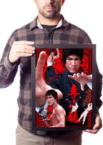 Quadro Bruce Lee Operação Dragão Arte Jeet Kune Do Quadro Bruce Lee Operação Dragão Arte Jeet Kune Do