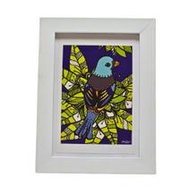 Quadro Bruna Fraga PP - Pássaro Sairá Pintor