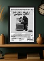 Quadro Bruno Mars Unorthodox Jukebox (Black&white) Com Vidro Tamanho:21cm x 30cm (A4) Quadro Bruno Mars Unorthodox Jukebox (Black&white) Com Vidro Tamanho:21cm x 30cm (A4)