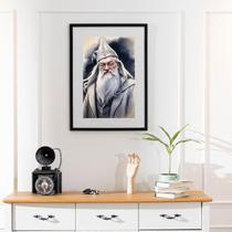 Quadro Bruxo Dumbledore - 60X48Cm