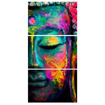 Quadro Buda Colorido Decorativo para Sala Budismo Quarto Quadro Buda Colorido Decorativo para Sala Budismo Quarto