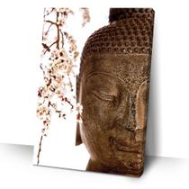 Quadro Buda Flores Cerejeira Oriental 40x60 Moderno Canvas Quadro Buda Flores Cerejeira Oriental 40x60 Moderno Canvas