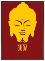 Quadro Buda Lo Que Más Lhama Mi Atención 33X24 C/Vidro Preta Quadro Buda Lo Que Más Lhama Mi Atención 33X24 C/Vidro Preta