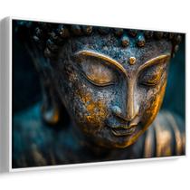 Quadro Buda - Serenidade Em Ouro e Bronze Antigo Quadro Buda - Serenidade Em Ouro e Bronze Antigo