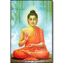 Quadro Buda Sidarta Gautama Meditando de Parede 29cm