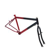 Quadro C/ Garfo 26 MTB 45mm Masculino Preto C/ Vermelho Quadro C/ Garfo 26 MTB 45mm Masculino Preto C/ Vermelho