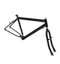 Quadro C/ Garfo 26 MTB 45mm Masculino Preto Quadro C/ Garfo 26 MTB 45mm Masculino Preto
