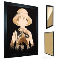 Quadro C/ Moldura - One Piece - Luffy e Shanks - M127