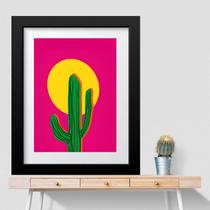 Quadro Cacto Pink - 60x48cm Quadro Cacto Pink - 60x48cm