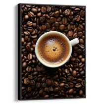 Quadro Café em Grãos de Pureza Saborosa