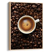 Quadro Café em Grãos de Pureza Saborosa