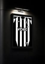 Quadro Camisa Botafogo com Vidro e Moldura Preta Tam:A4 Quadro Camisa Botafogo com Vidro e Moldura Preta Tam:A4