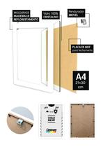 Quadro Camisa Botafogop com Vidro e Moldura Tam:A4 Quadro Camisa Botafogop com Vidro e Moldura Tam:A4